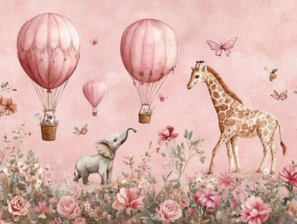 Fototapeten Ballon-Safari