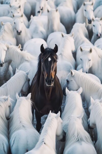 Fototapeten Unter den Weißen