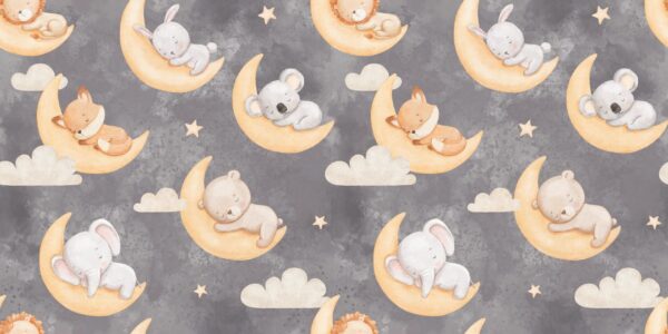 Fototapeten Mondkuscheln