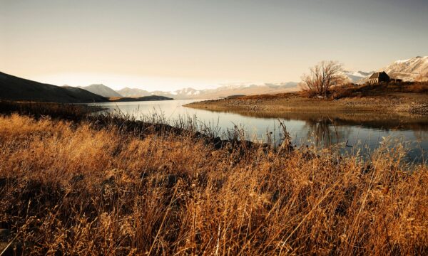 Fototapeten Der Frieden des Sees