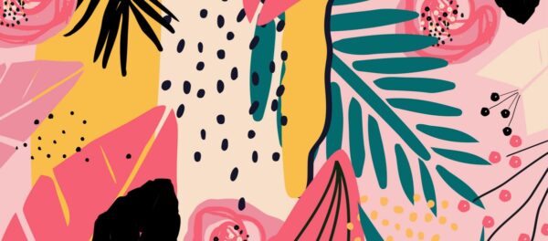 Fototapeten Farbenfrohe Abstraktion