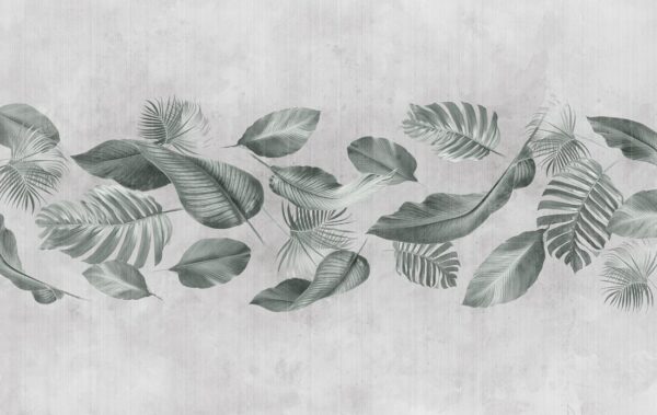 Fototapeten sich wiegende Blätter