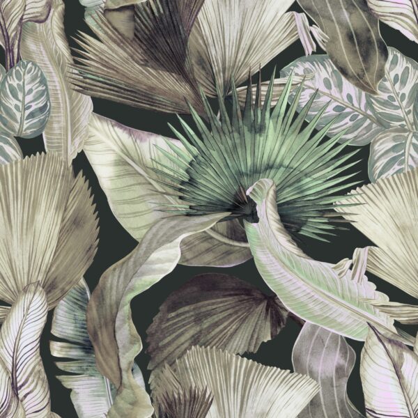 Fototapeten Nebeliger Dschungel