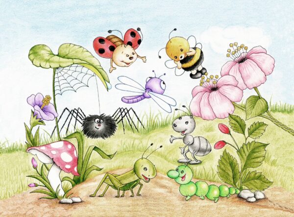 Fototapeten Märchenwiese