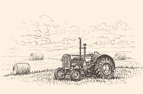 Fototapeten Ländliche Nostalgie