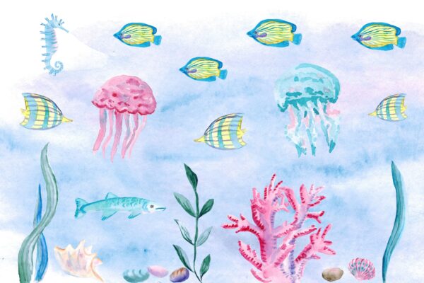 Fototapeten Unterwassersinfonie