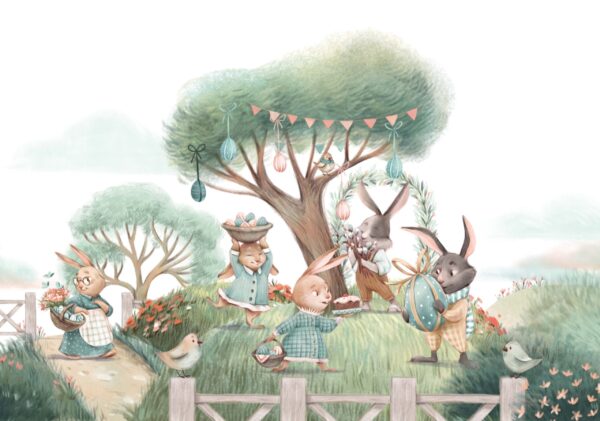 Fototapeten Osterhasen