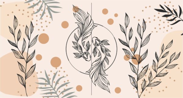 Fototapeten Fischtanz