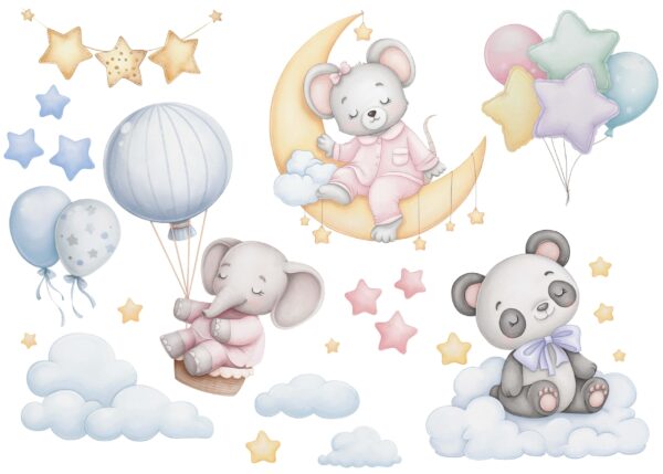 Fototapeten Schläfrige Tiere