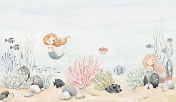 Fototapeten Meerjungfrauen-Unterwasserträume