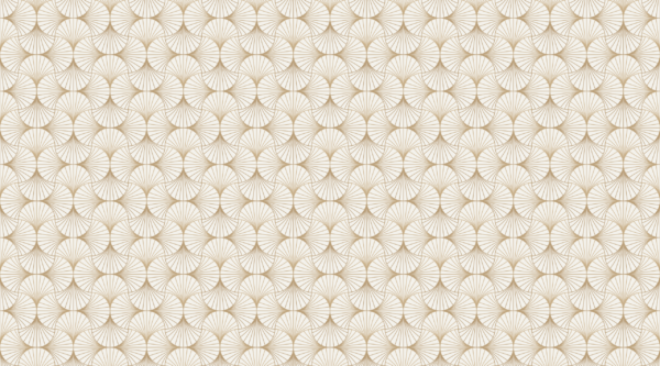 Fototapeten Goldfächer im Art-Deco-Stil