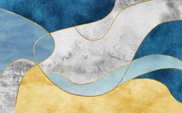 Fototapeten Blaue Glamour-Abstraktion