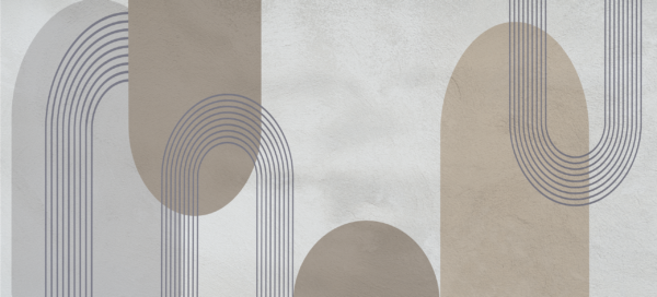 Fototapeten Moderner Beton mit geometrischem Motiv