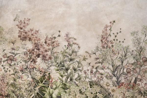 Fototapeten Wild Garden – Die Kraft der Blumen an der Wand