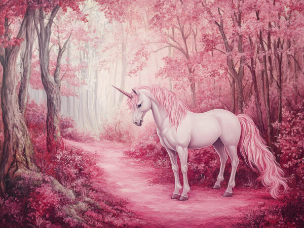 Fototapeten Magisches Einhorn