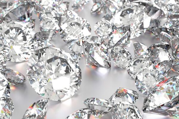 Fototapeten Funkeln von Diamanten