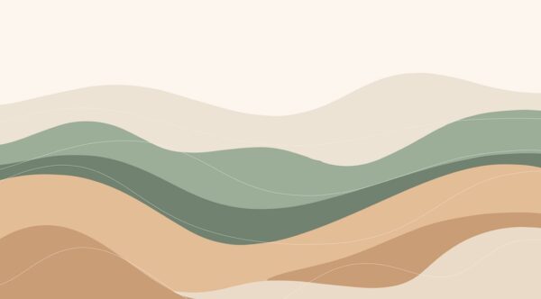 Fototapeten Wogende Landschaft