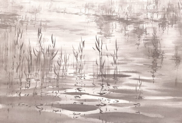 Fototapeten Die Stille der Seeoberfläche