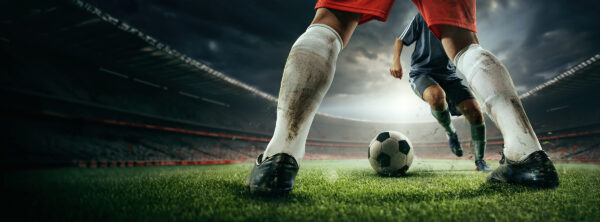 Fototapeten Fußball im Stadion
