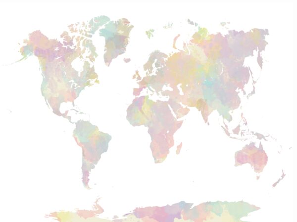 Fototapeten Pastellfarben der Welt