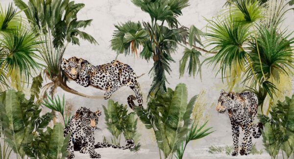 Fototapeten Tropische Leopardenoase