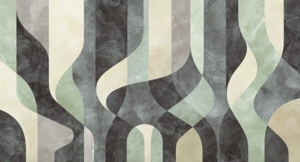 Fototapeten Retro-Geometrische Muster