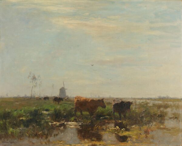 Fototapeten Niederländische Landschaft