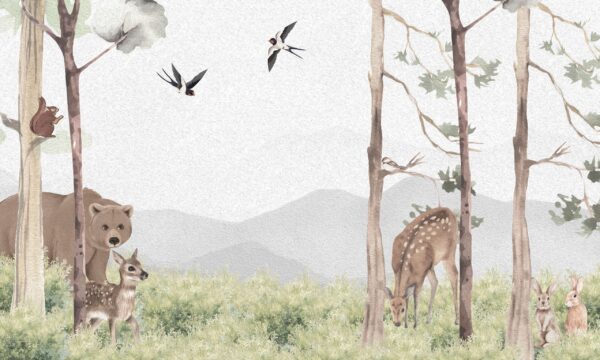Fototapeten Wald für Kinder