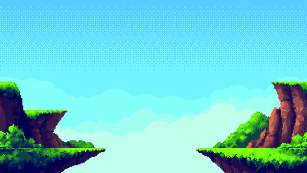 Fototapeten Pixel-Cloud-Plattformen
