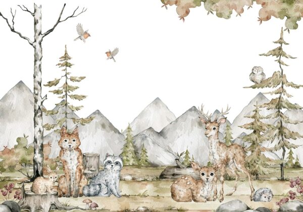 Fototapeten Wald-Freundeskreis